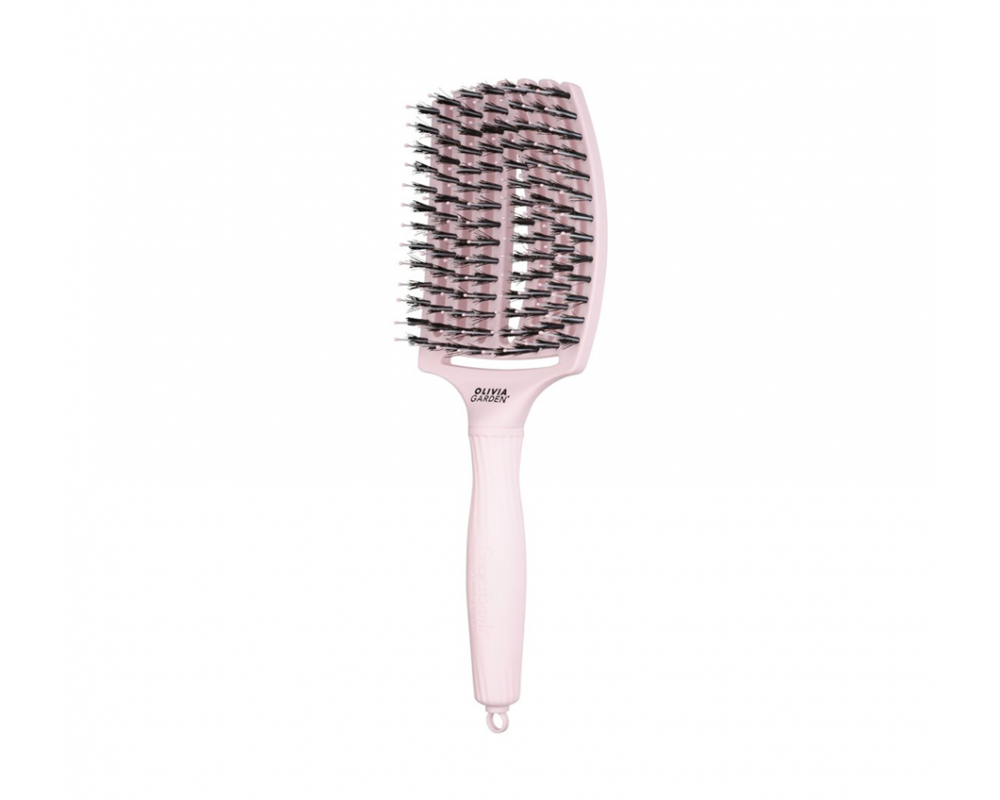 OLIVIA GARDEN PINGER BRUSH სავარცხელი PASTEL PINK LARGE