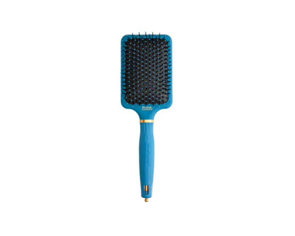 OLIVIA GARDEN NANO THERMIC PADDLE NILON PEACOCK სავარცხელი