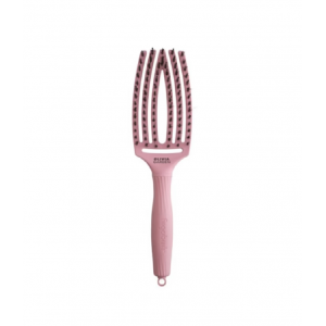 OLIVIA GARDEN FINGER BRUSH LOVE სავარცხელი SOFT PINK