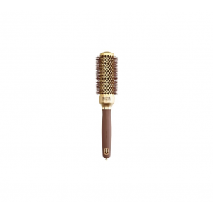 OLIVIA GARDEN EXPERT BLOWOUT SPEED WAVY BRISTLES GOLD&BROWN სავარცხელი