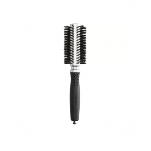 OLIVIA GARDEN ESSENTIAL BLOWOUT SOFT BOAR BRISTLES SILVER 25 სავარცხელი