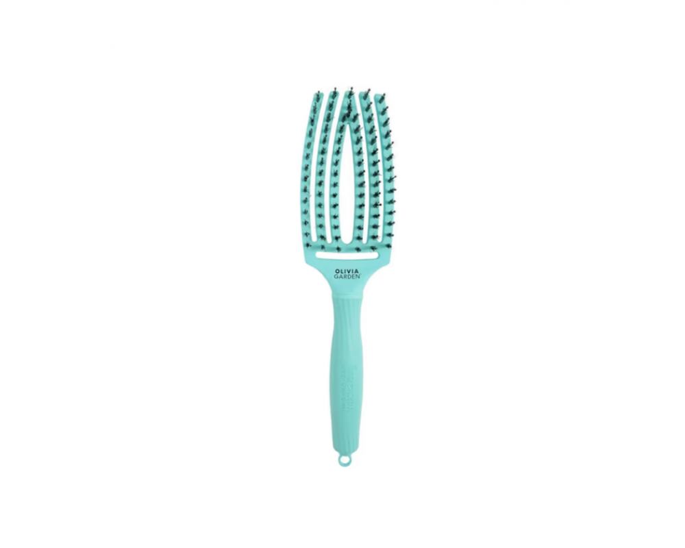 OLIVIA GARDEN FINGERBRUSH CARE ICONIC BOAR&NYLON MINT M სავარცხელი