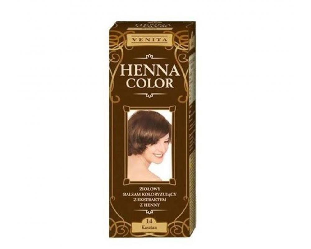 VENITA HENNA COLOR ხნის კრემ საღებავი 14 - 75მლ