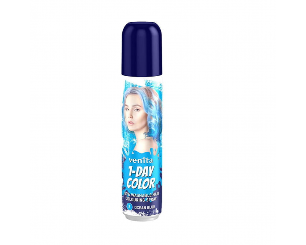 VENITA 1-DAY COLOR თმის საღებავიი ცისფერი - 50 ml