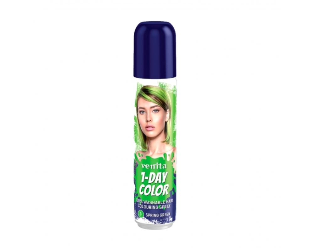 VENITA 1-DAY COLOR თმის საღებავი მწვანე- 50 ml.