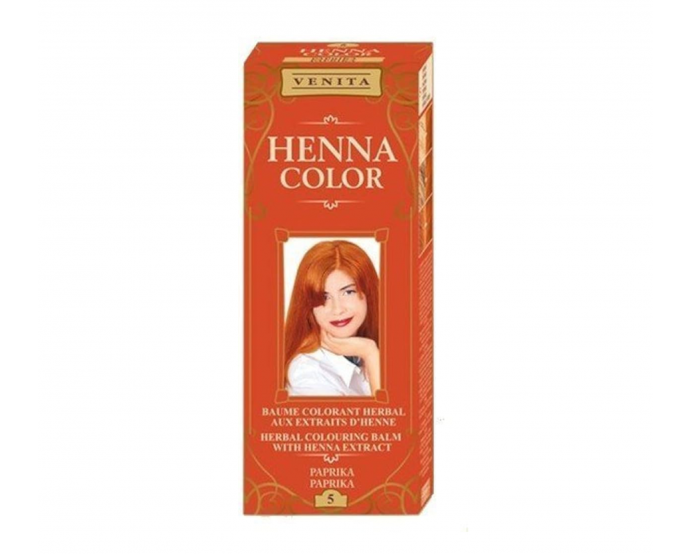 VENITA HENNA COLOR ხნის კრემ საღებავი 5 - 50მლ