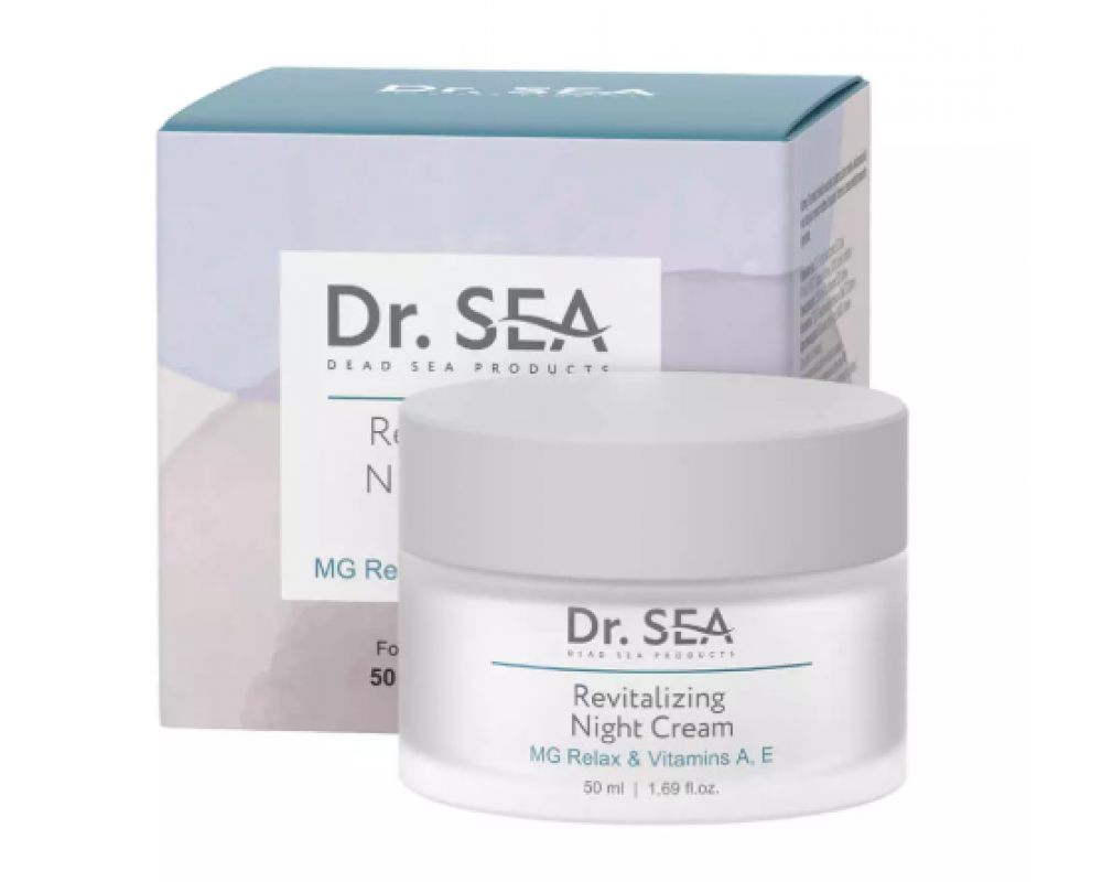 Dr Sea REVITALIZING სახის ღამის კრემი ყველა ტიპის კანის 50მლ
