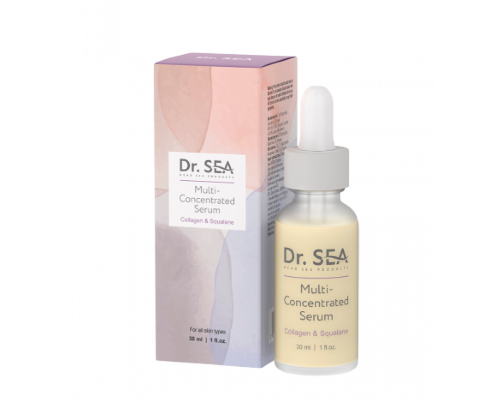 Dr Sea COLLAGEN & SQUALАNE სახის შრატი ყველა ტიპის კანის 30მლ
