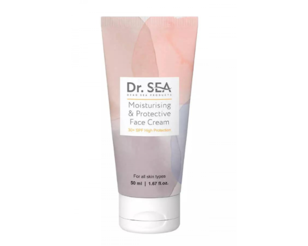 Dr Sea MOISTURISING & PROTECTIVE SPF30+ სახის კრემი ყველა ტიპის კანის 50მლ