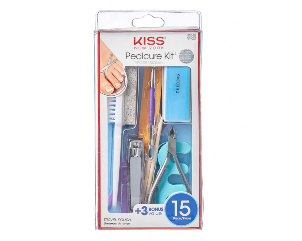 KISS PEDICURE KIT ფრჩხილების მოვლის ნაკრები