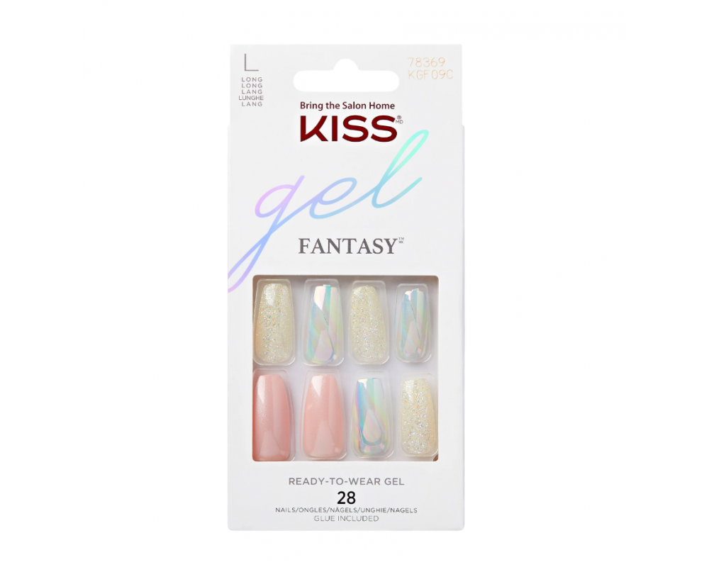 KISS GLAM FANTASY 3D ფრჩხილები ხელოვნური