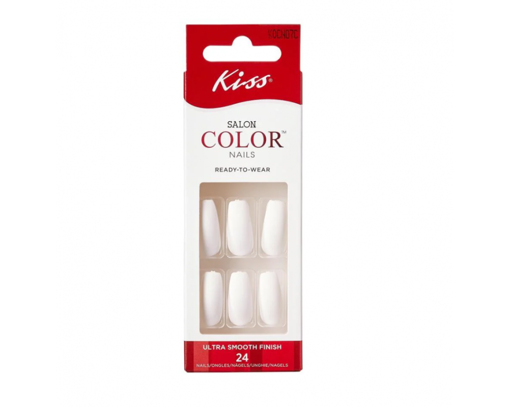 KISS COLOR ხელოვნური ფრჩხილები BLANK KOCNO7C