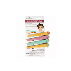 OLIVIA GARDEN DOUBLE CLIP SET OF 4 თმის სამაგრი
