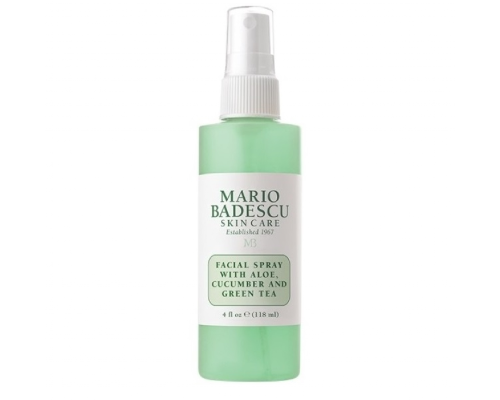 Mario Badescu სპრეი სახის   ალოე, კიტრი და მწვანე ჩაი 118მლ