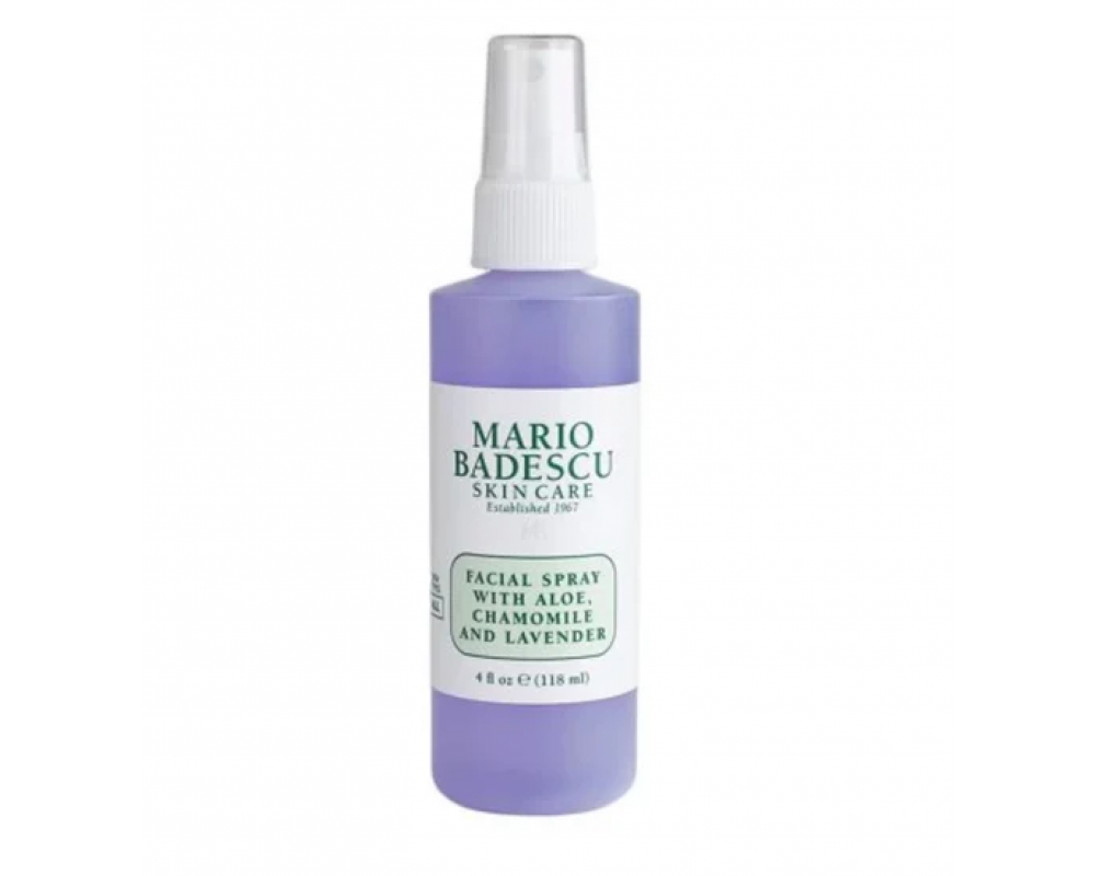 Mario Badescu სპრეი სახის   ალოე, გვირილა და ლავანდა 118მლ