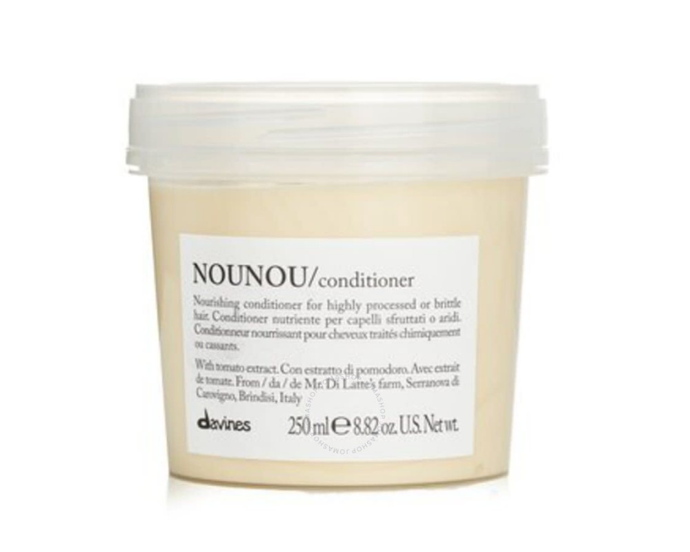 DAVINES NOUNOU კონდიციონერი მკვებავი შეღებილი გაუფერულებული თმის 250მლ 