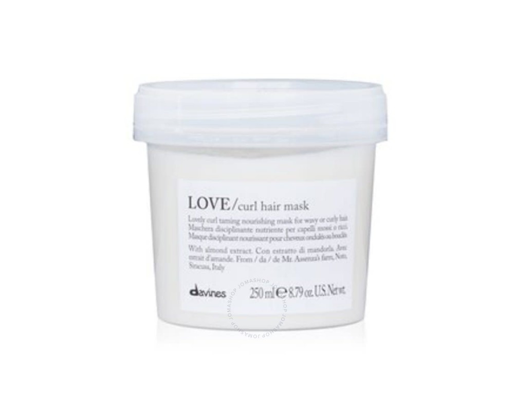 DAVINES LOVE ნიღაბი ხვეული თმის მკვებავი დასაკულულებელი 250მლ 
