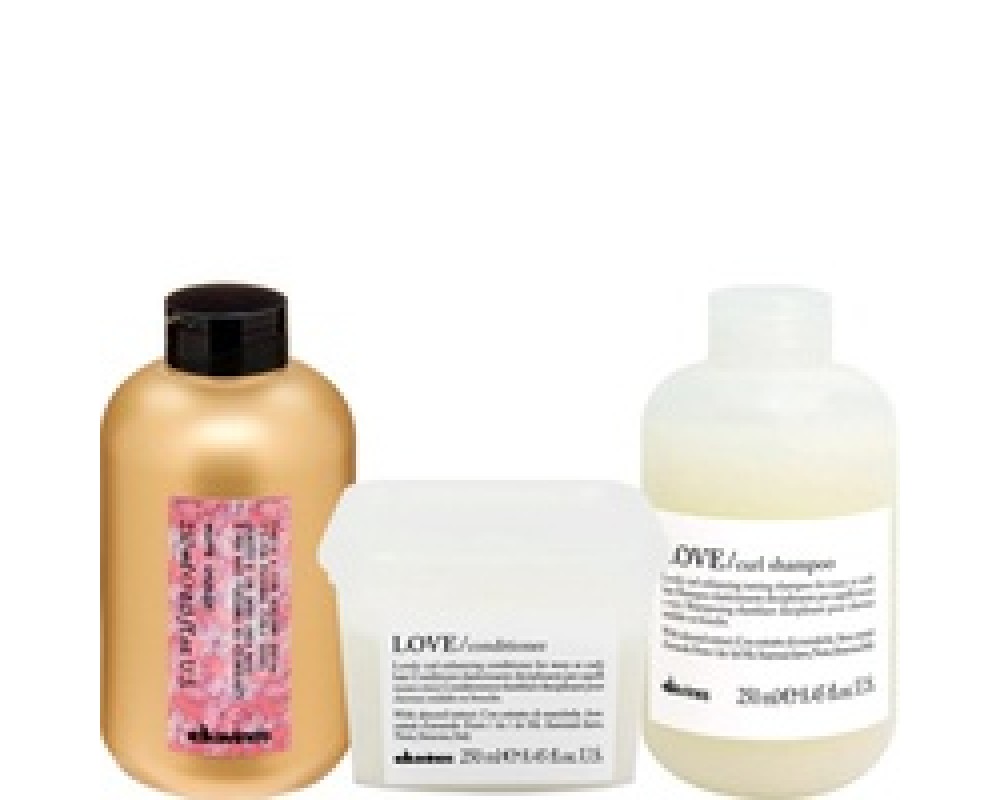 DAVINES THE RATIONAL AND THE HONEST  ხვეული თმის სასაჩუქრე ნაკრები 