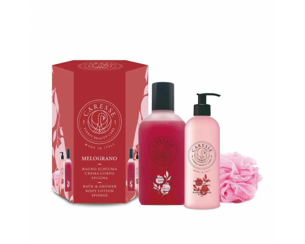 CARESSE POMEGRANATE სასაჩუქრე ნაკრები