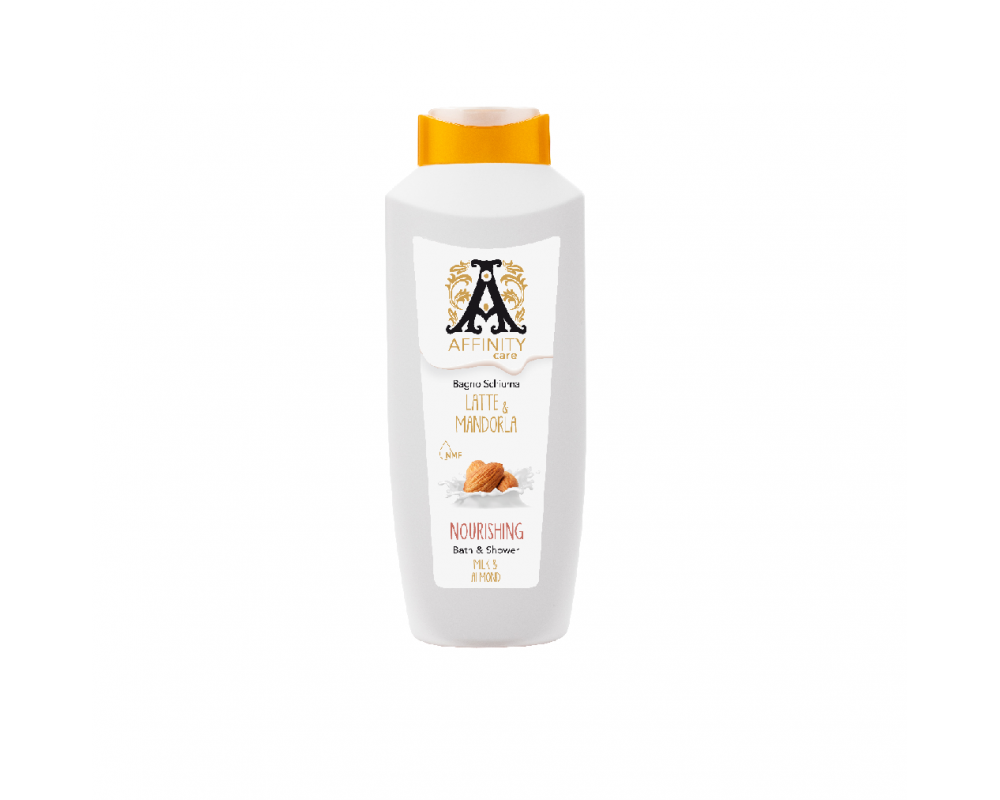 AFFINITY CARE MILK&ALMOND აბაზანის და შხაპის გელი 750მლ