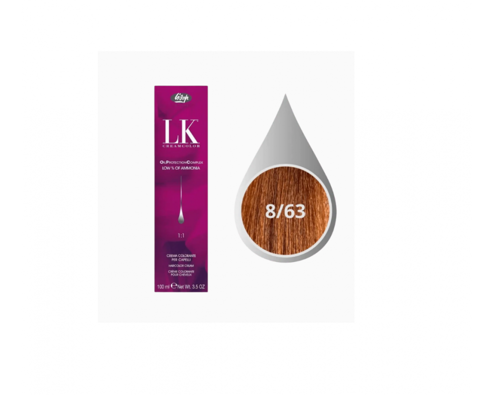 LK თმის საღებავი 8.63