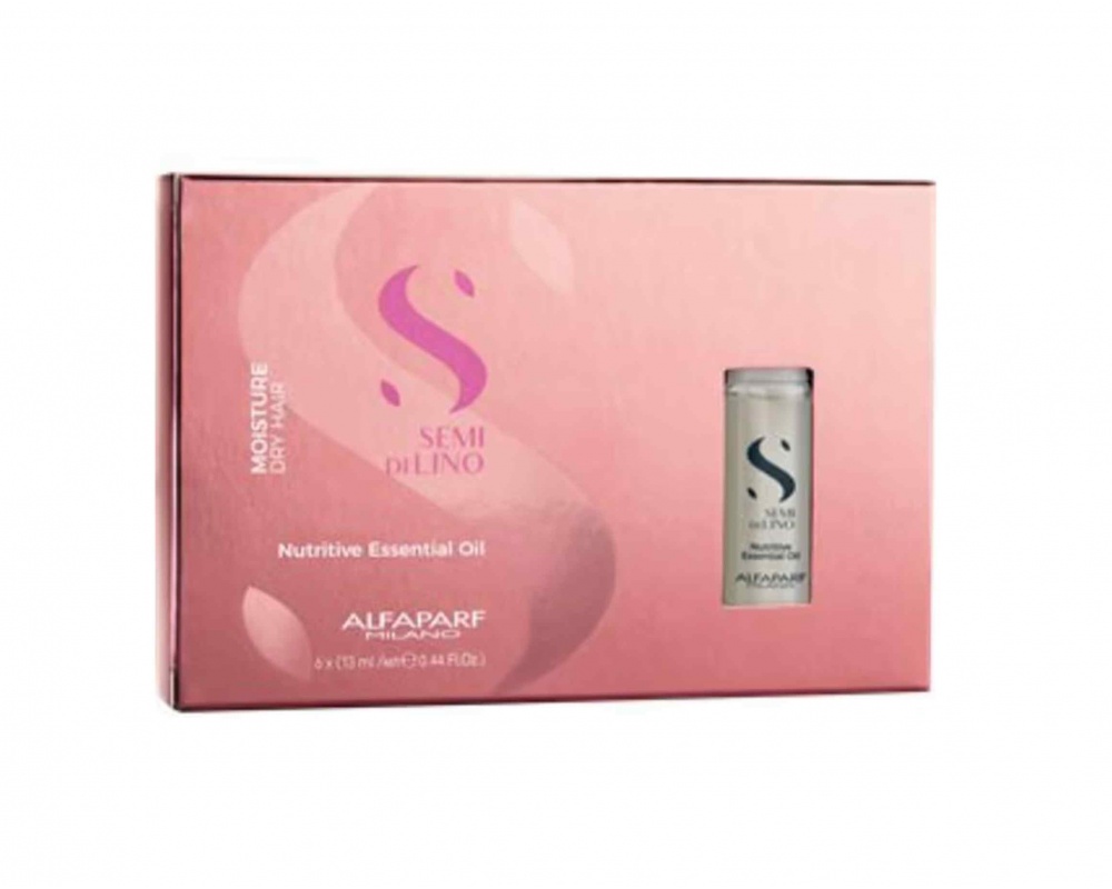 ALFAPARF SEMI DILINO MOISTURE კაფსულები მშრალი თმის 6X13მლ