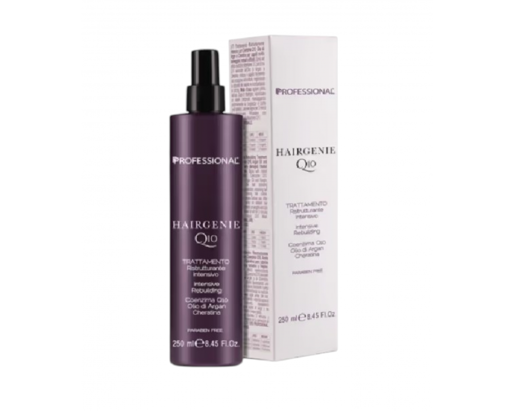 PROFESSIONAL HAIRGENIE Q10 სპრეი მყისიერი აღდგენა 250 მლ