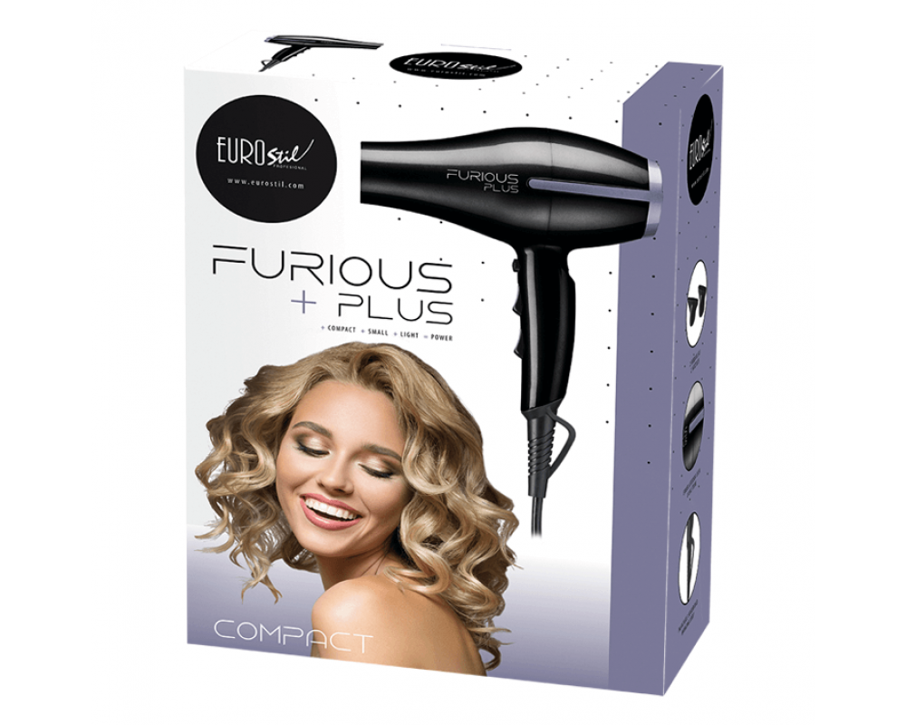 EUROSTIL FURIOUS  Compact  PLUS თმის ფენი -  06474