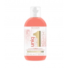 REVLON UNIQONE CURLS შამპუნი ხვეული თმის დამატენიანებელი 230მლ