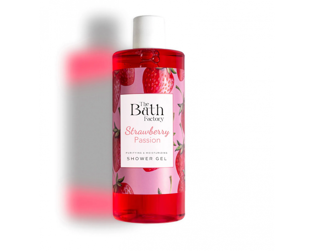 THE BATH FACTORY STRAWBERRY დუშგელი 400მლ. 