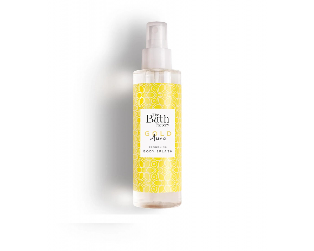 THE BATH FACTORY GOLD AURA  ტანის სპრეი 200მლ