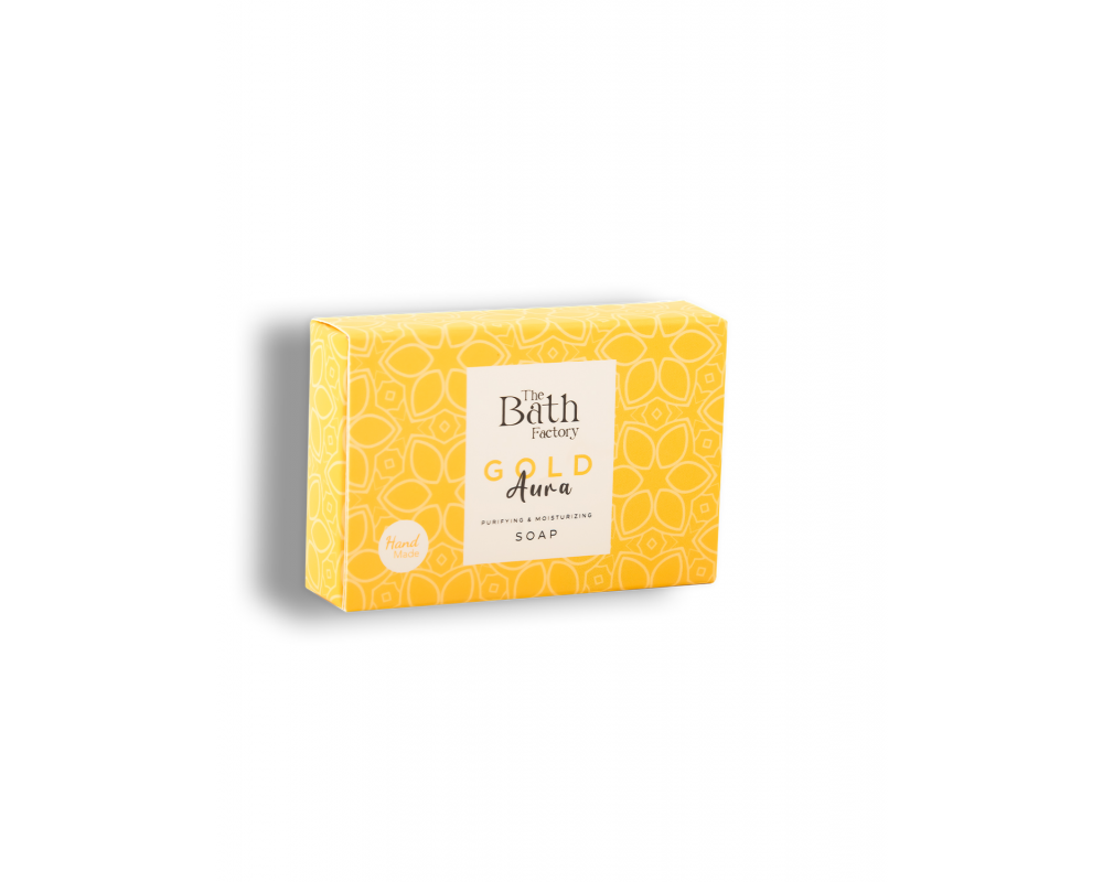 THE BATH FACTORY GOLD AURA საპონი 80გრ.