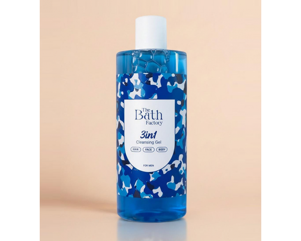 THE BATH FACTORY მამაკაცის დუშგელი 3:1 400მლ