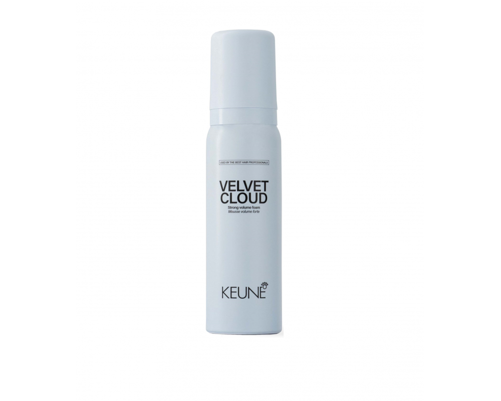 Keune VELVET CLOUD ძლიერი ფიქსაციის მოცულობის მუსი 75მლ