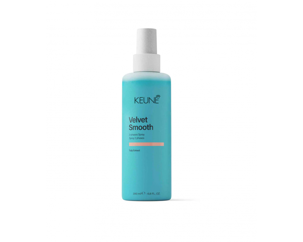 Keune VELVET SMOOTH სპრეი ორფაზიანი ხავერდოვანი თმის 200მლ 