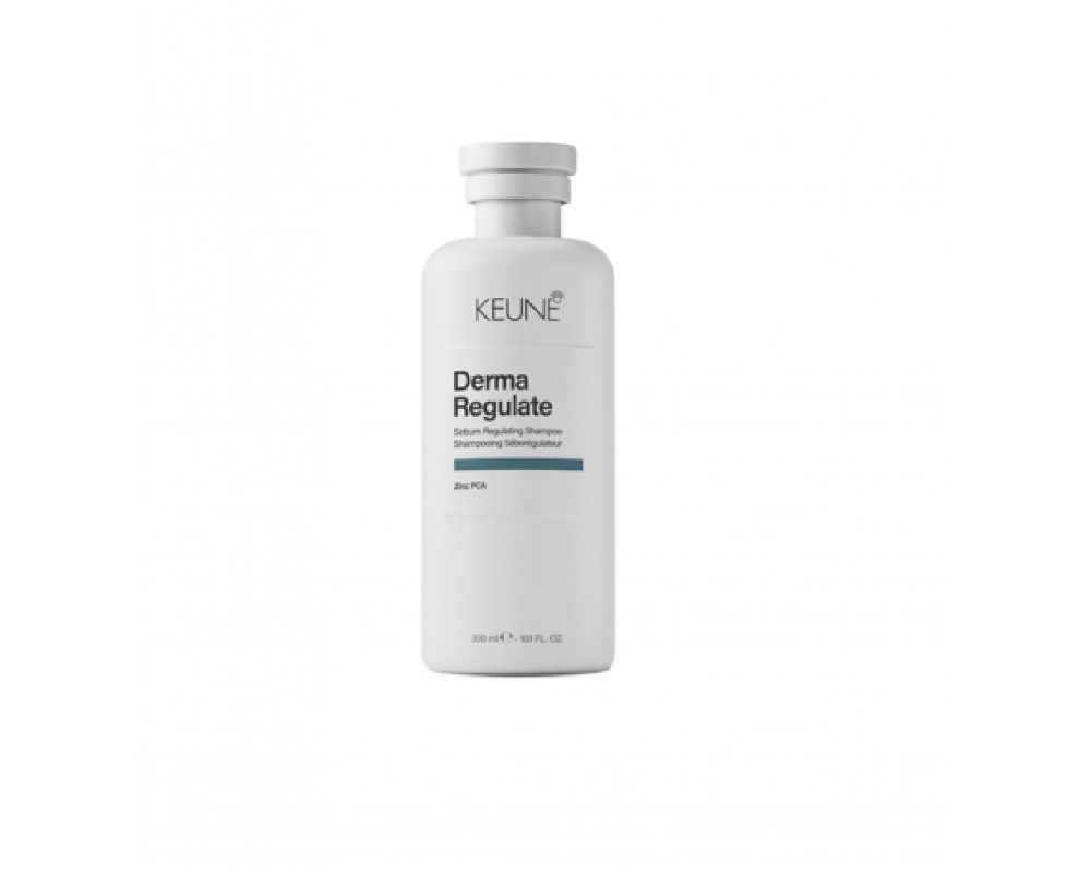 KEUNE DERMA REGULATE შამპუნი ცხიმიანი თავის კანისთვის 300მლ 
