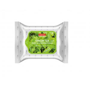 Purederm -  მაკიაჟის გამწმენდი ხელსახოცები - მწვანე ჩაის 30x
