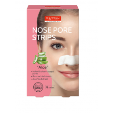 Purederm - ცხვირის ფორების გამწმენდი სტიკერი -ალოე 6 ცალი 