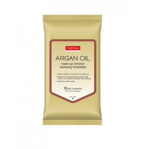 Purederm -  მაკიაჟის გამწმენდი  ხელსახოცები - არგანის ზეთის 30x