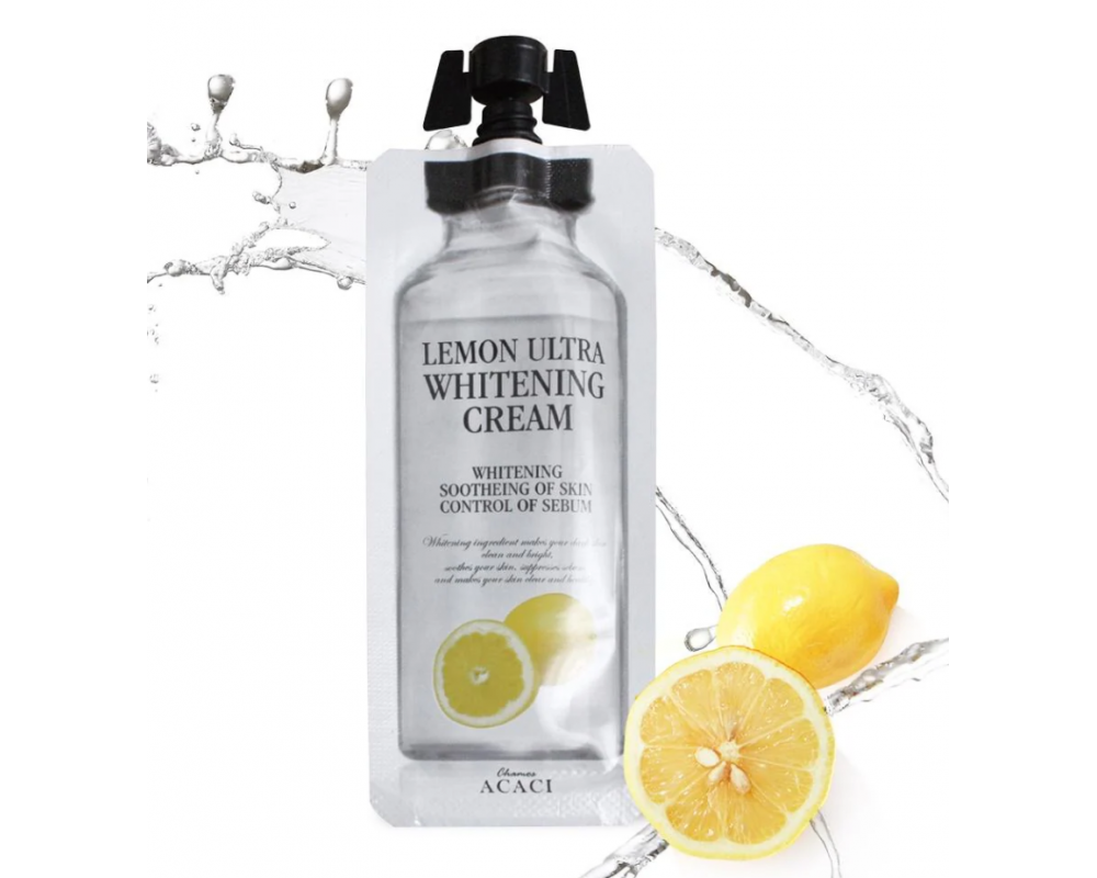 CHAMOS ACACI LEMON ULTRA WHITENING სახის კრემი