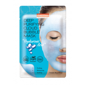 Purederm - სახის ღრმა წმენდის  შუშხუნა ნიღაბი -ჰიალურონის მჟავა'' 20გრ