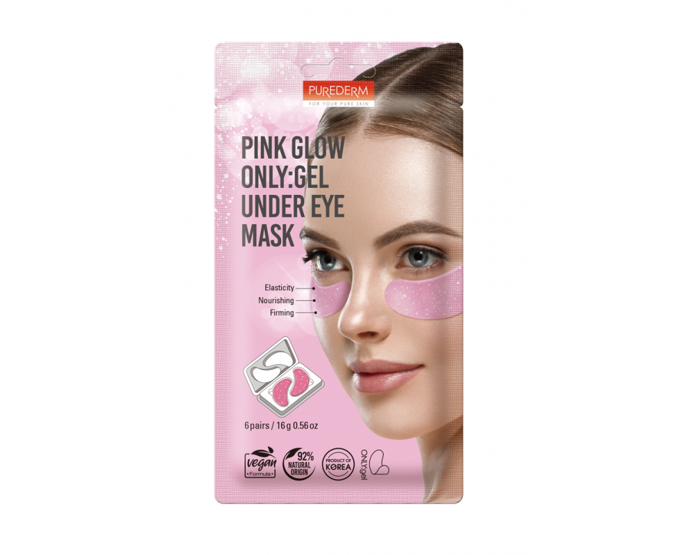Purederm Pink - თვალის ქვეშ ნიღაბი 12 პატჩით