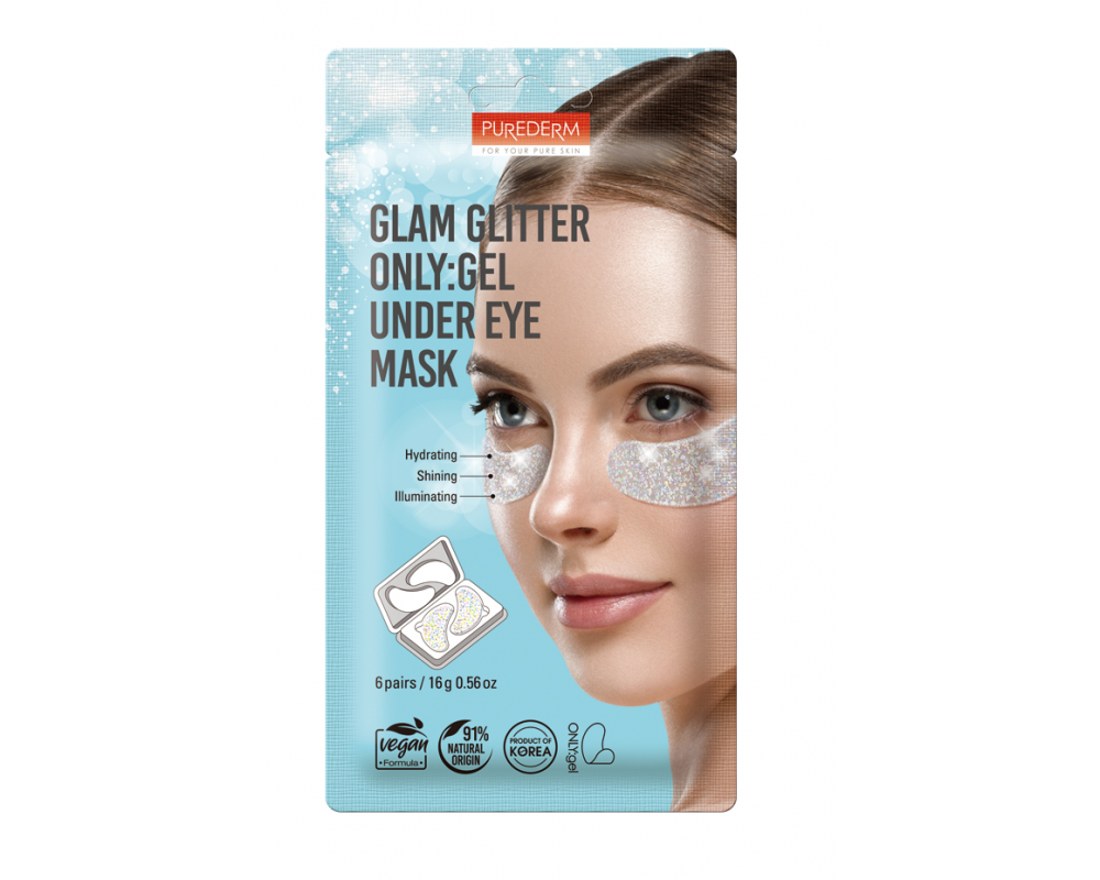 Purederm Glam - თვალის ქვეშ ნიღაბი 12 პატჩით