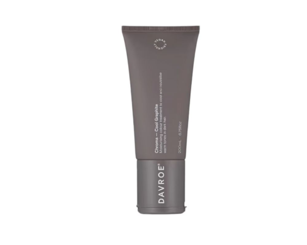 DAVROE CHROMA TONER თმის ნიღაბი COOL GRAPHITE 200მლ