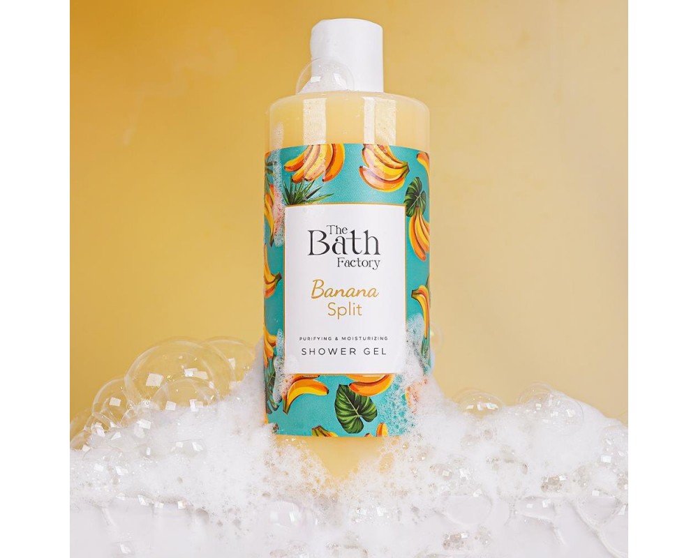  THE BATH FACTORY BANANA დუშგელი 400მლ. 
