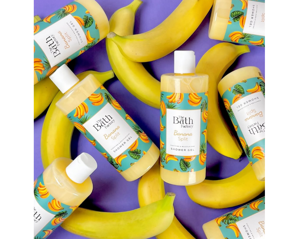  THE BATH FACTORY BANANA დუშგელი 400მლ. 