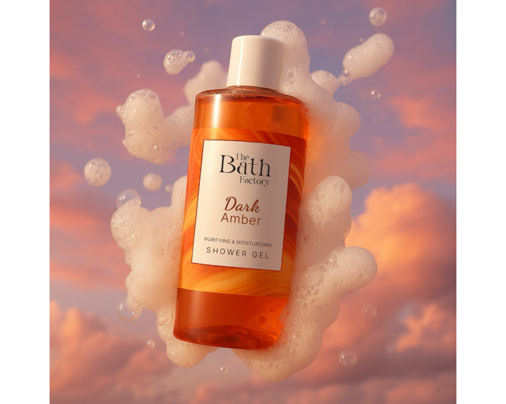 THE BATH FACTORY DARK AMBER დუშგელი 400მლ.