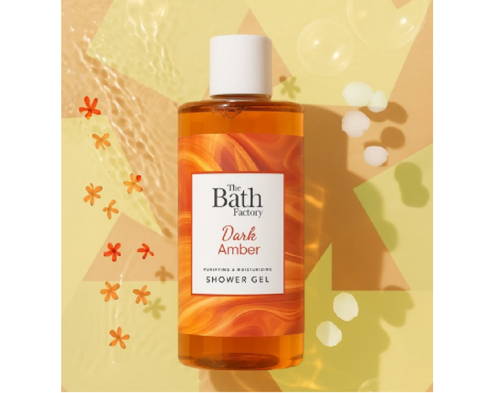 THE BATH FACTORY DARK AMBER დუშგელი 400მლ.