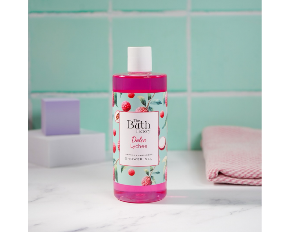 THE BATH FACTORY DOLCE LYCHEE დუშგელი  400მლ. 