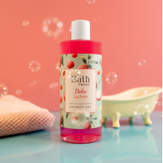 THE BATH FACTORY DOLCE LYCHEE დუშგელი  400მლ. 